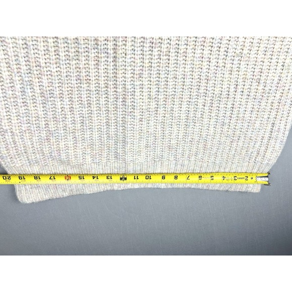 J. Crew Women's S Merino Wool Blend Pastel Rainbow Confetti Cozy Knit Sweater - Picture 9 of 13